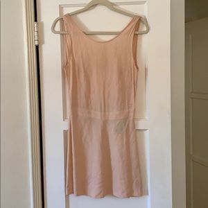 Light pink mini dress with low back Reformation 2